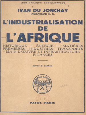 cover image of L'industrialisation de l'Afrique